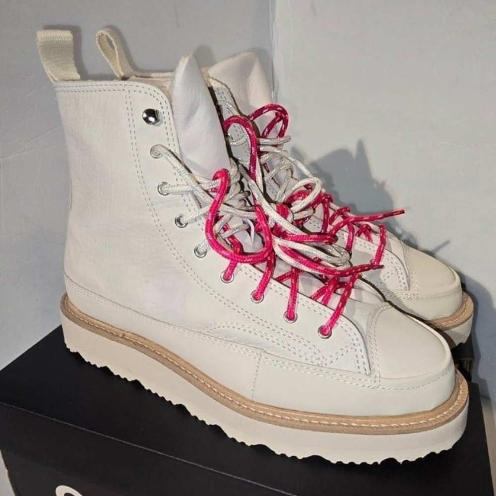 Converse Chuck Taylor, Crafted Boot (Unisex) EGRET, Size Women's 9.5 /  Men's 8. - Picture 9 of 14